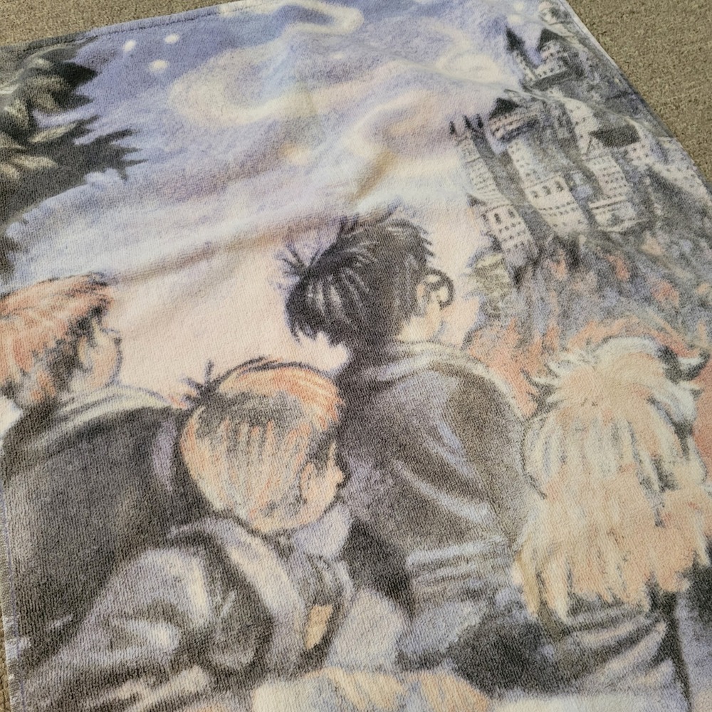 Vintage 2000 Harry Potter Going to Hogwarts‎ Beach Towel